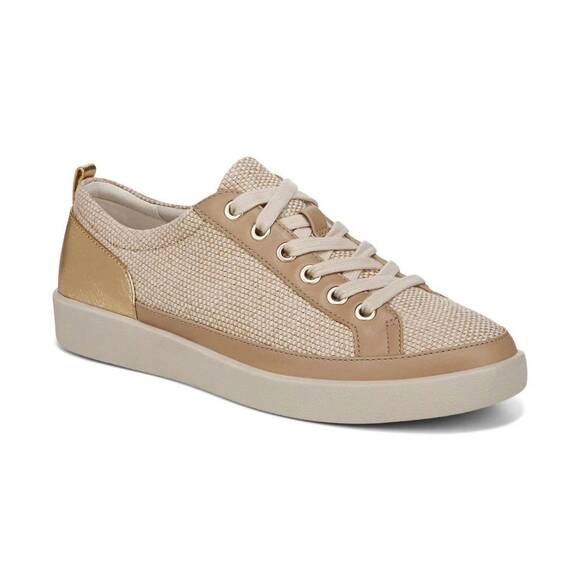 NEW VIONIC women's winny 2 sneakers in natural/gold